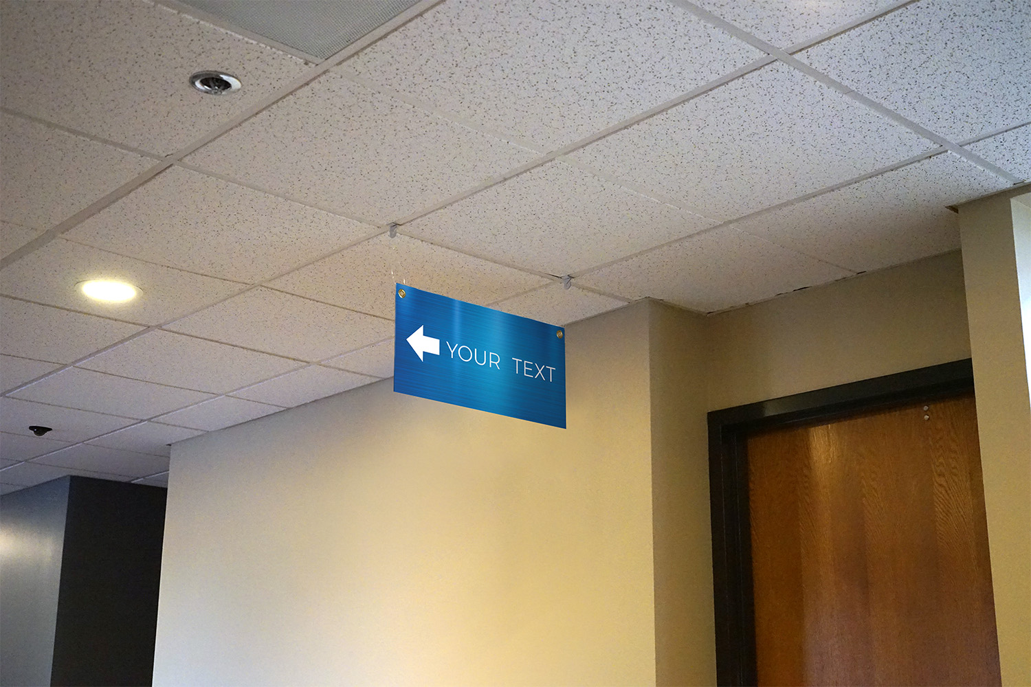 Rigid Signs, Directional, General Blue Directional, 23 x 17.25 5