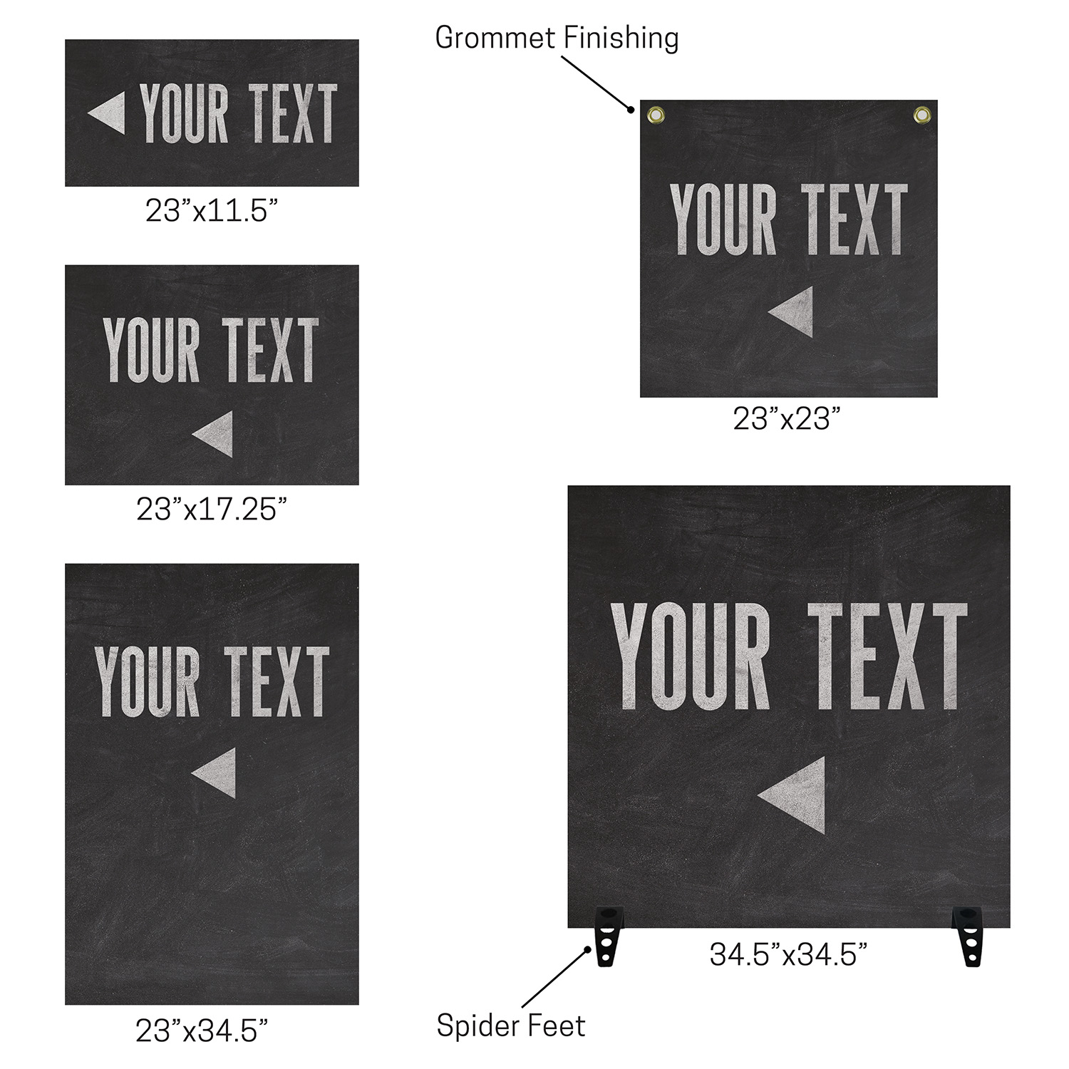 Rigid Signs, Colorful Lights Products, Colorful Lights Your Text, 23 x 34.5 2
