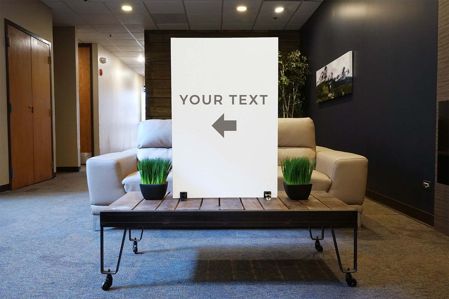 Rigid Signs, Scatter, Scatter Directional, 23 x 34.5 6