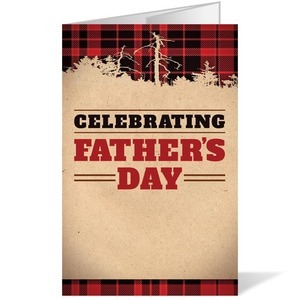 Father's Day Plaid 8.5 x 14 Bulletins