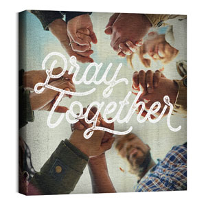 Mod Pray Together 24 x 24 Canvas Prints