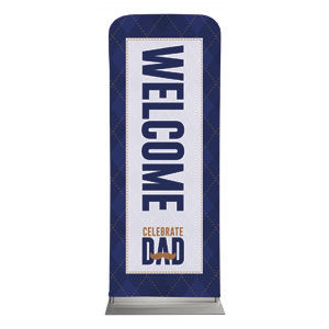 Celebrate Dad Mustache 2'7" x 6'7" Sleeve Banners