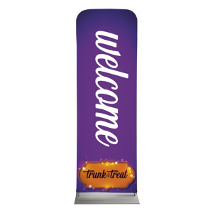 Trunk Or Treat Purple 2' x 6' Sleeve Banner