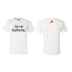 Alpha Love Listens T-Shirt Large 