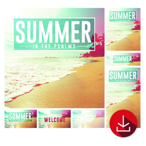 Summer in the Psalms Church Graphic Bundles