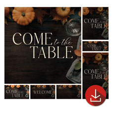 Come to the Table Pumpkin 