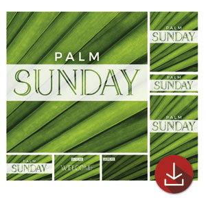 Palm Sunday Leaves Church Graphic Bundles