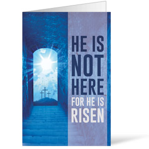 He Is Risen Stairs Bulletins 8.5 x 11