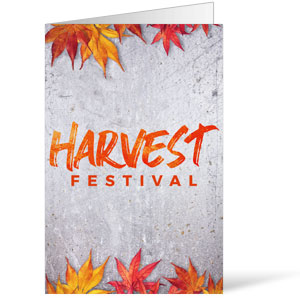 Harvest Festival Leaves Bulletins 8.5 x 11