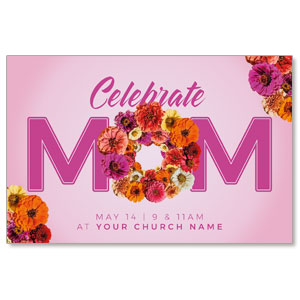 Celebrate Mom Pink 4/4 ImpactCards