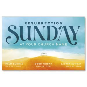 Resurrection Sunday Crosses 4/4 ImpactCards