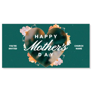 CMU Mother's Day Floral 11" x 5.5" Oversized Postcards