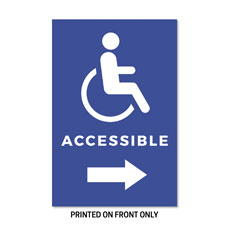 Wheelchair Accessible Blue 