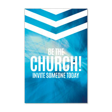 Chevron Blue Be the Church 