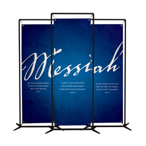 Messiah Triptych 2' x 6' Banner