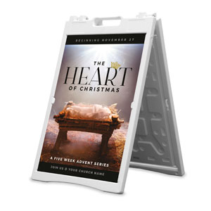 The Heart of Christmas 2' x 3' Street Sign Banners