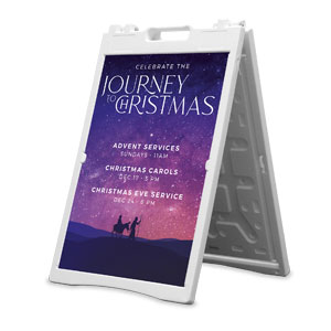 Journey to Christmas 2' x 3' Street Sign Banners