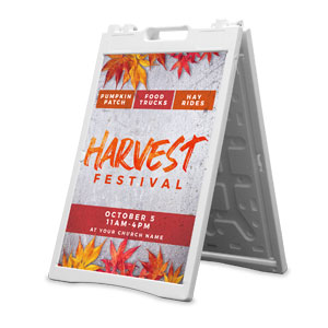 Harvest Festival Leaves 2' x 3' Street Sign Banners