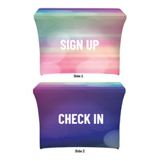Colorful Lights Sign Up Check In 