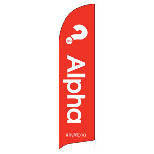 Alpha Red Flag Banner